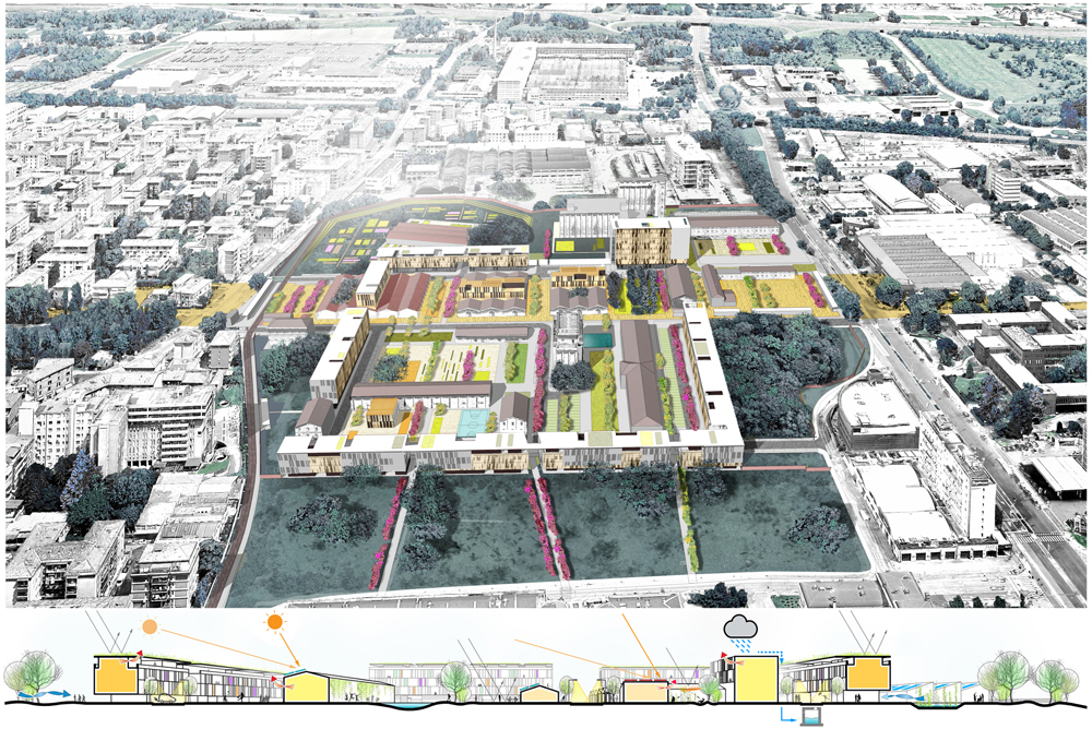 co-design for the masterplan for the Former Sani Barracks in Bologna