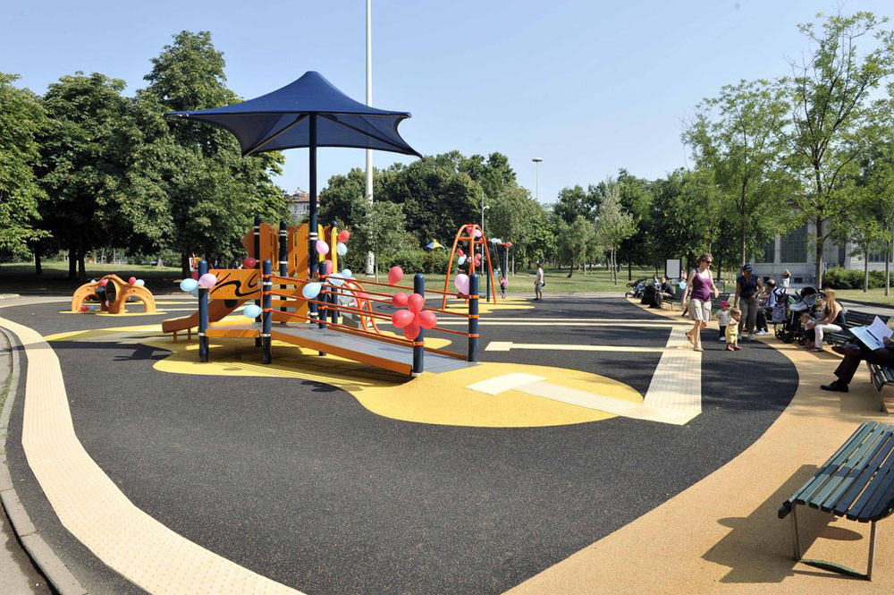 area giochi accessibile a Milano