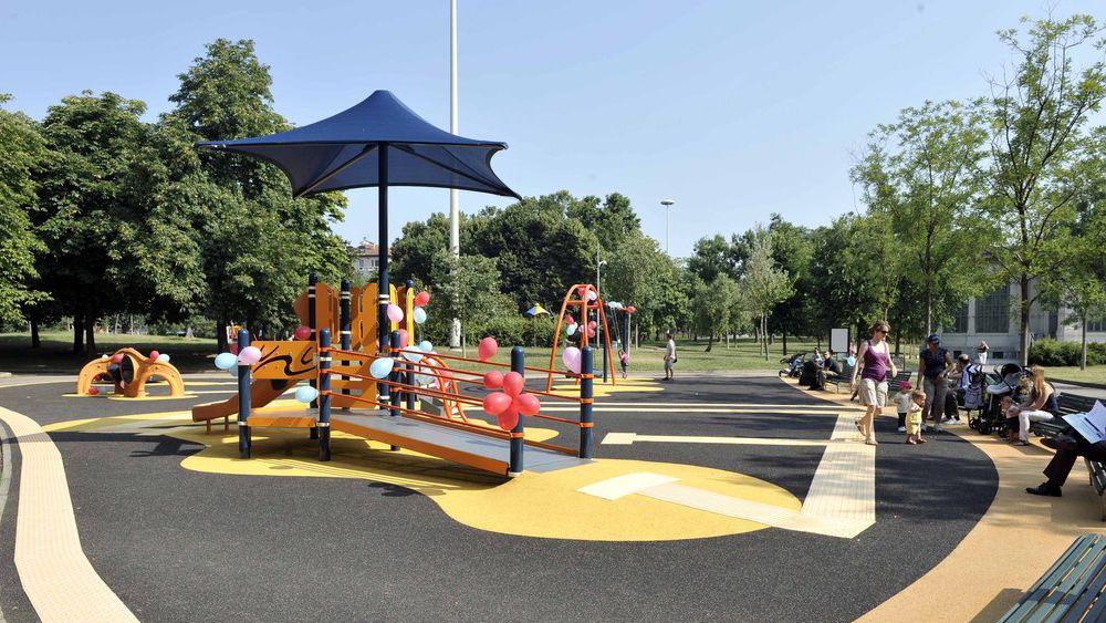 Area giochi for all in Parco Formentano